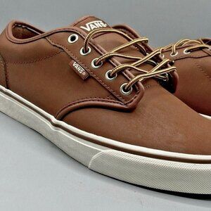 VANS Men's "Atwood" Leather Sneakers NWOT Size 6 1/2